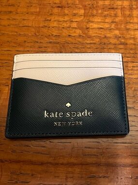 Kate Spade Green Leather Waller Cardholder